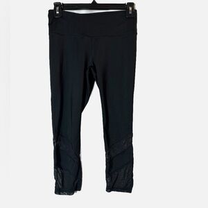 Zella Double Mesh Crop Leggings Black Workout Athletic Yoga
Activewear